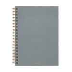 Libreta malaki gris, productos promocionales con buena aceptación entre clientes y colaboradores