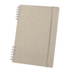 Libreta poe gris, merchandising para empresas con atención personalizada y entrega puntual