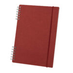 Libreta poe rojo, merchandising empresarial que mantiene sincronía entre marca y objetivo