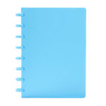 Libreta ikoti azul, artículos promocionales con garantía local y opciones de reposición inmediata