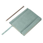 Libreta dagom verde, opciones de artículos personalizados con variedad de colores, materiales y terminados