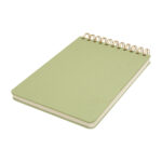 Libreta latka verde, regalos corporativos pensados para generar cercanía y cordialidad