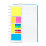 Artículos que reflejan el compromiso de tu marca con su imagen y su cliente, libreta oruka azul