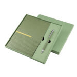 Propuestas equilibradas en artículos personalizados para entrega rápida, set de libreta zlatna verde