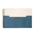 Diseños actuales en artículos promocionales para cualquier empresa, libreta appel azul