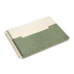 Libreta appel verde, opciones de regalos empresariales con diferentes niveles de presentación