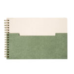 Regalos promocionales pensados para representar a tu empresa con buena imagen, libreta appel verde