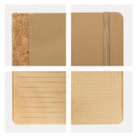 Línea funcional de regalos empresariales para fin de año o agradecimientos, libreta eco senda beige