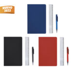 Opciones de productos promocionales con diseños prácticos y duraderos, set de libreta nodi