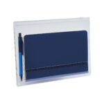 Set de libreta nodi azul, diseños simples en artículos promocionales con resultados de calidad