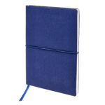 Libreta markus azul, regalos empresariales con equilibrio entre practicidad, imagen y duración