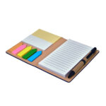 Libreta diana azul, artículos promocionales sencillos pero efectivos para fortalecer tu marca
