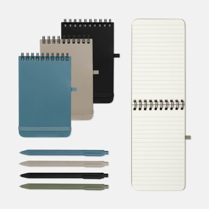 Diseños simples en artículos promocionales con resultados de calidad, libreta wenig