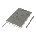 Artículos promocionales con logística eficiente y atención personalizada en méxico, set de libreta timantti gris