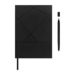 Set de libreta timantti negro, artículos personalizados que se adaptan bien a cualquier tipo de evento