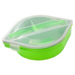 Lonchera bento verde, artículos que acompañan la comunicación visual de empresas y proyectos