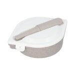Lonchera eco piana beige, artículos que acompañan la comunicación visual de empresas y proyectos