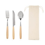 Set de cubiertos tommer, artículos promocionales que cumplen la función de presencia  de tu marca