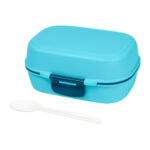 Variedad de artículos promocionales óptimos para todos tus eventos, set de lonchera gregory azul