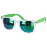 Lentes mirror verde, artículo de regalo promocional fabricados en méxico con calidad