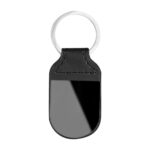 Artículos promocionales preparados para personalización inmediata, llavero amaral negro