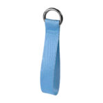 Llavero tissu azul, artículos para regalos publicitarios que mantienen buen estilo con tu empresa