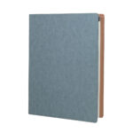 Modelos versátiles de merchandising empresarial con estilo, carpeta bodet azul