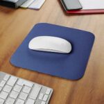 Mouse pad rectangular azul, artículos de regalo empresarial pensados para reforzar el valor de tu marca