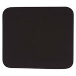 Mouse pad rectangular negro, línea extendida de merchandising empresarial para uso rudo