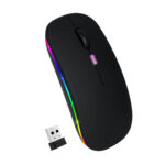 Regalos corporativos funcionales, para transportar y con excelente imagen, mouse douglas negro