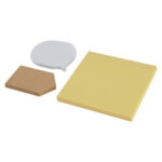 Fabricación de productos promocionales con control interno de calidad, notas adheribles yatra
