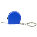 Líneas de regalos empresariales con estilo clásico y materiales resistentes, llavero flexómetro measure azul