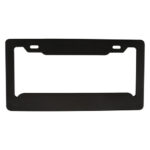 Artículos de merchandising para empresas con distintas técnicas de personalización, porta placa negro