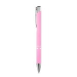 Bolígrafo aros rosa, artículos de merchandising empresarial con presentación flexible para obsequios