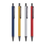 Merchandising empresarial con terminados y colores institucionales, bolígrafo paloa