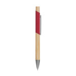 Bolígrafo holz rojo, artículos de merchandising empresarial con presentación refinada y empaque profesional