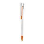 Colecciones de merchandising empresarial desarrolladas con base en funcionalidad, bolígrafo txt naranja