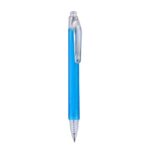 Merchandising empresarial que mantiene sincronía entre marca y objetivo, bolígrafo furor azul cielo translúcido