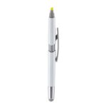 Productos promocionales prácticos y duraderos que aportan presencia de tu marca, bolígrafo bondi blanco