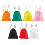 Selección de productos promocionales con buena relación entre calidad y costo, bolsa-mochila prisma