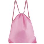 Bolsa-mochila prisma rosa, regalos empresariales para personalización con logotipo institucional