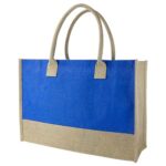 Bolsa torba azul, opciones en productos promocionales para reforzar la presencia de tu marca