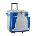 Colecciones de merchandising empresarial desarrolladas con base en funcionalidad, hielera trolley oslo azul