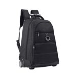 Artículos de merchandising para empresas con distintas técnicas de personalización, mochila trolley kronberg negro