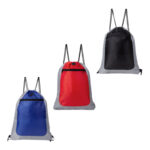 Diseños de merchandising para empresas con enfoque institucional, bolsa-mochila sunet