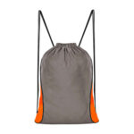 Regalos empresariales que reflejan cordialidad y compromiso con el cliente, bolsa-mochila mazy naranja