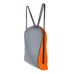 Bolsa-mochila mazy naranja, fabricación de productos promocionales con control interno de calidad