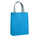Bolsa baggara azul, artículos publicitarios de regalo para personalización inmediata