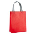 Artículos de merchandising que fortalecen la identidad de tu marca, bolsa baggara rojo
