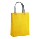Línea extendida de merchandising empresarial para uso rudo, bolsa baggara amarillo